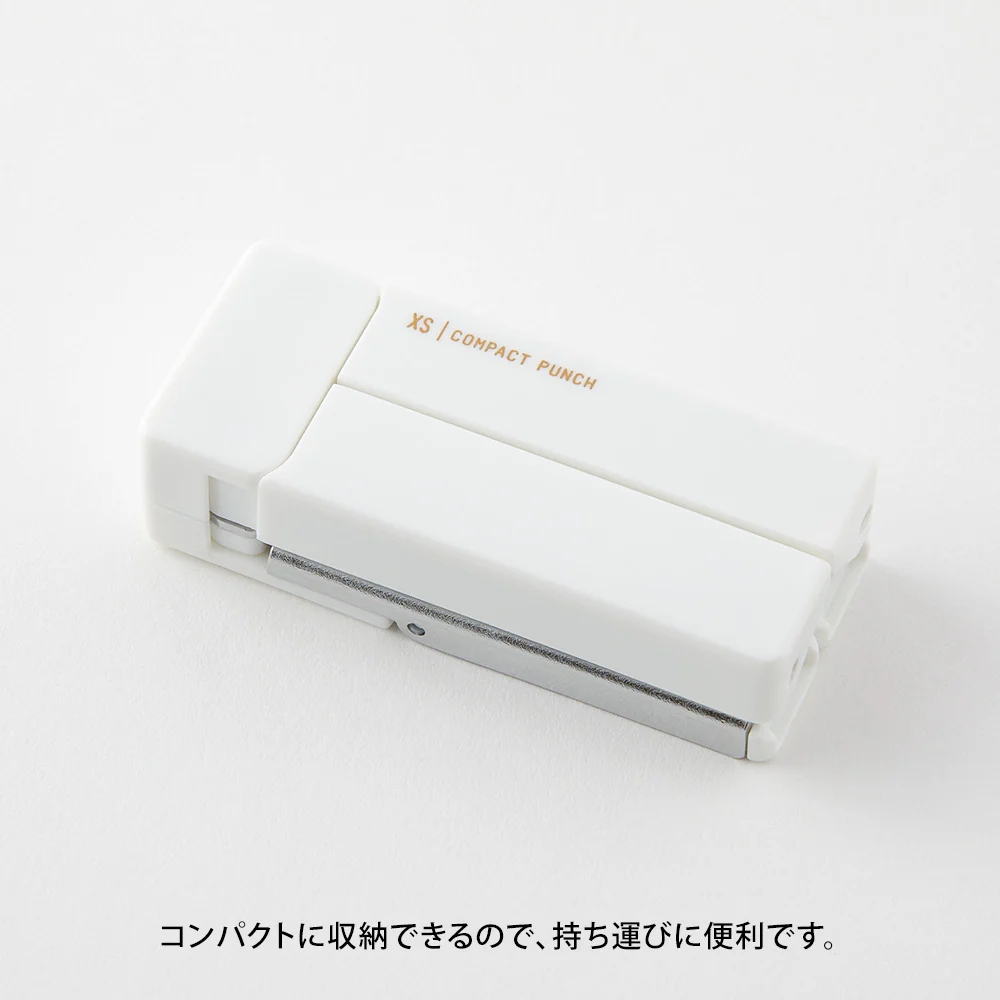 Midori - XS Compact 2-Hole Punch - Red/Blue/Black/White - Image 3
