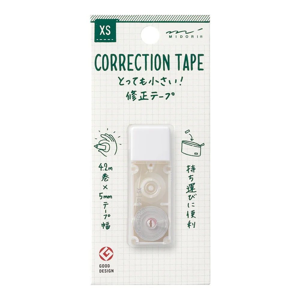 Midori - XS Correction Tape - Red/Blue/Black/White - Image 10