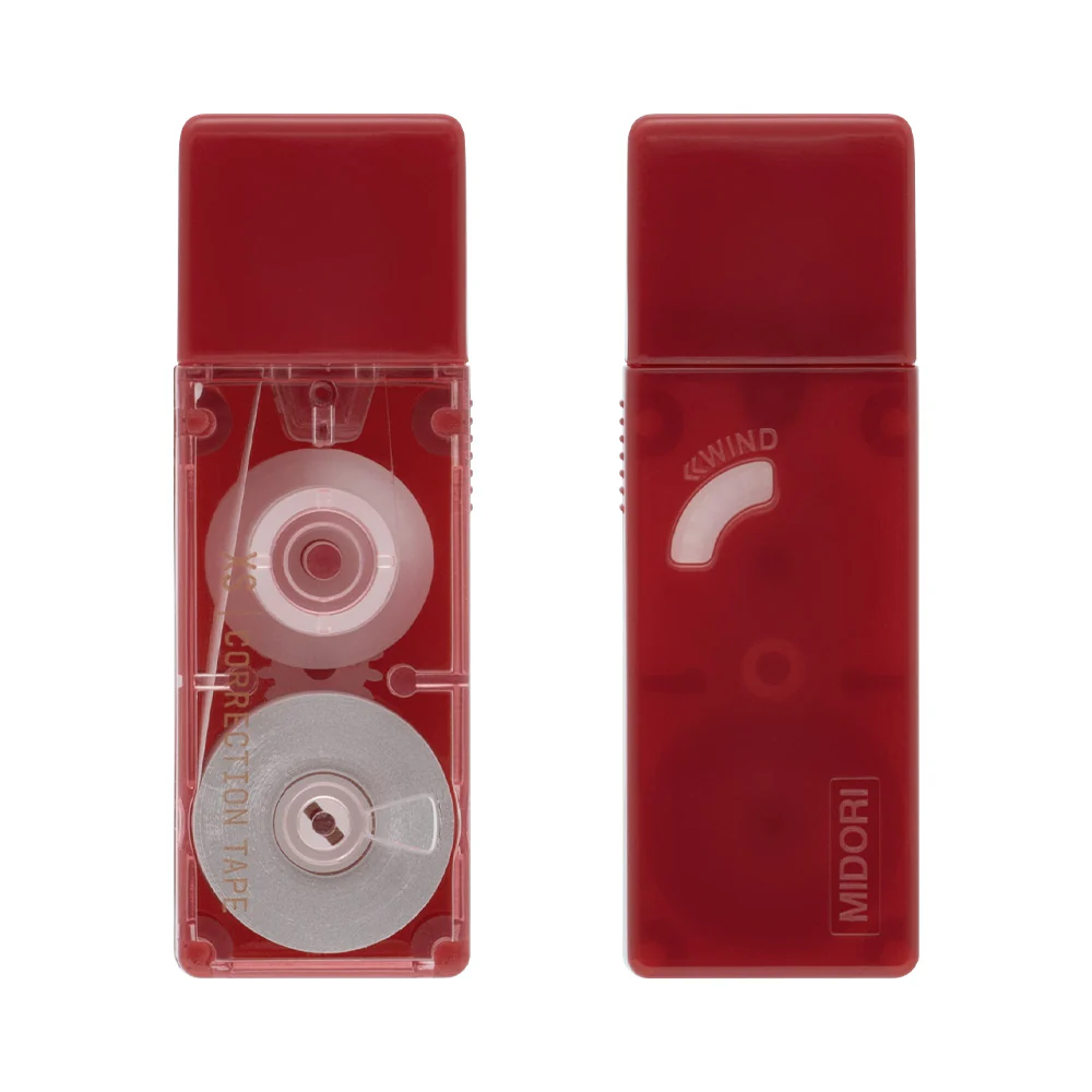 Midori - XS Correction Tape - Red/Blue/Black/White - Image 2