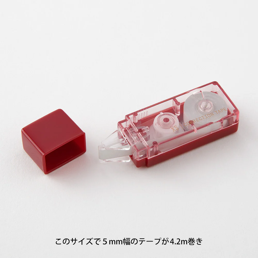 Midori - XS Correction Tape - Red/Blue/Black/White - Image 3