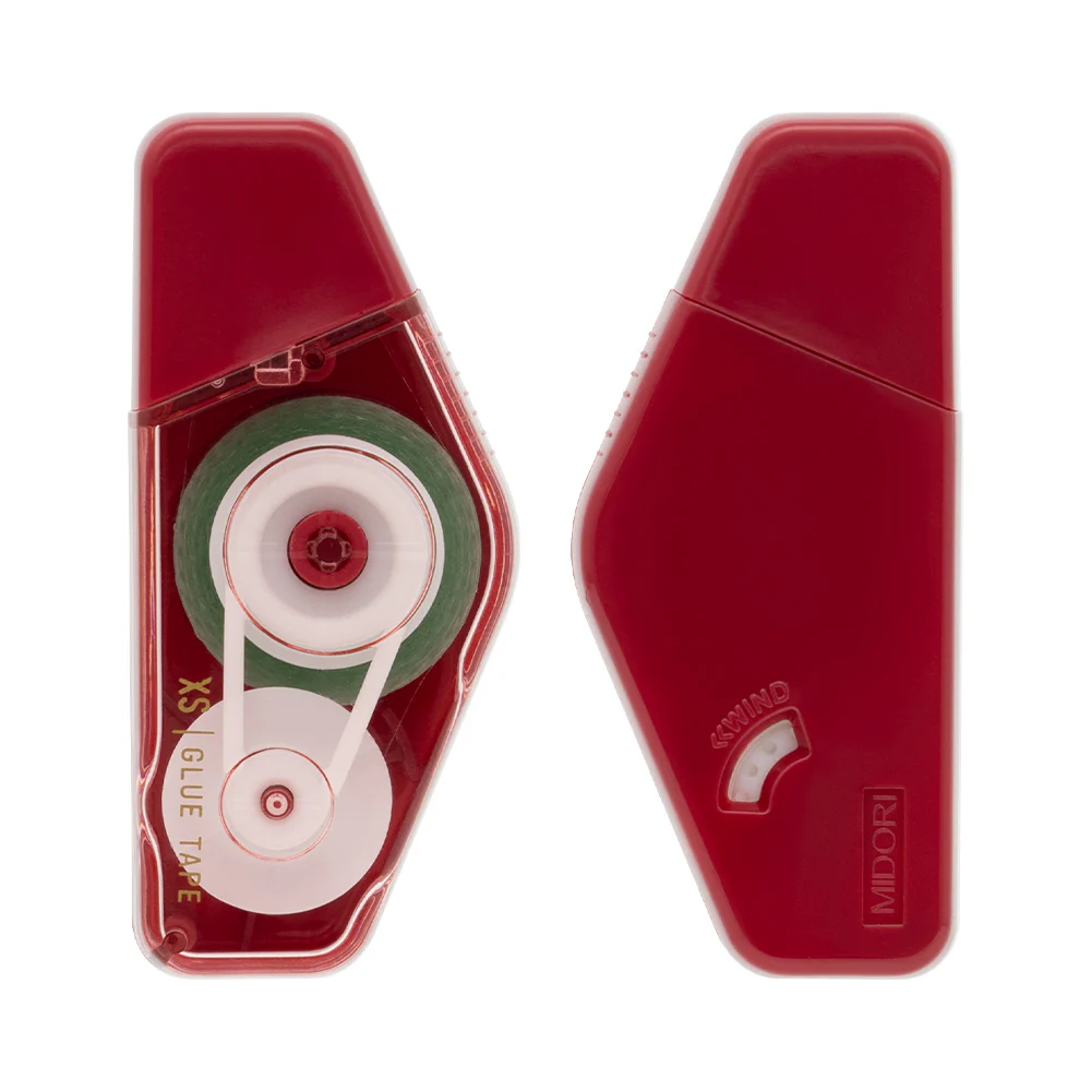 Midori - XS Glue Tape - Red/Blue/Black/White - Image 2