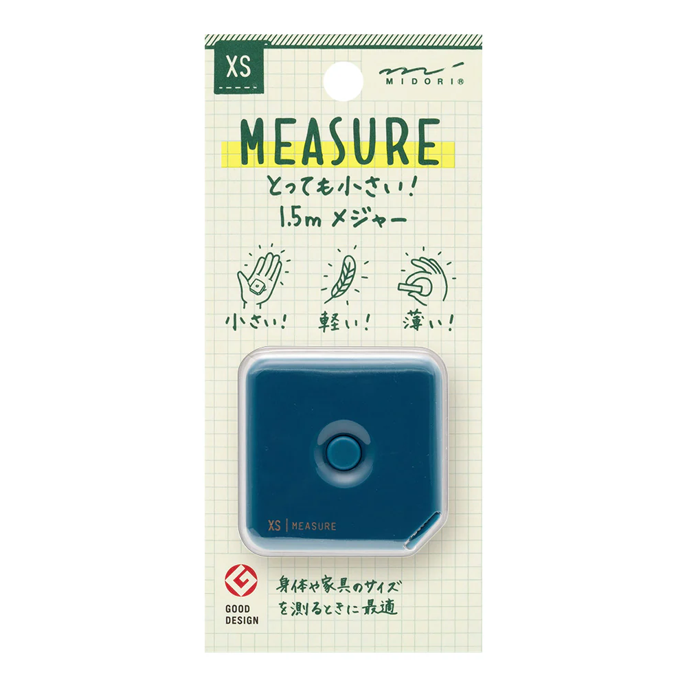 Midori - XS Measure Tape 1.5M - Red/Blue/Black/White - Image 13
