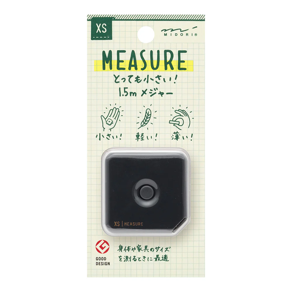 Midori - XS Measure Tape 1.5M - Red/Blue/Black/White - Image 7