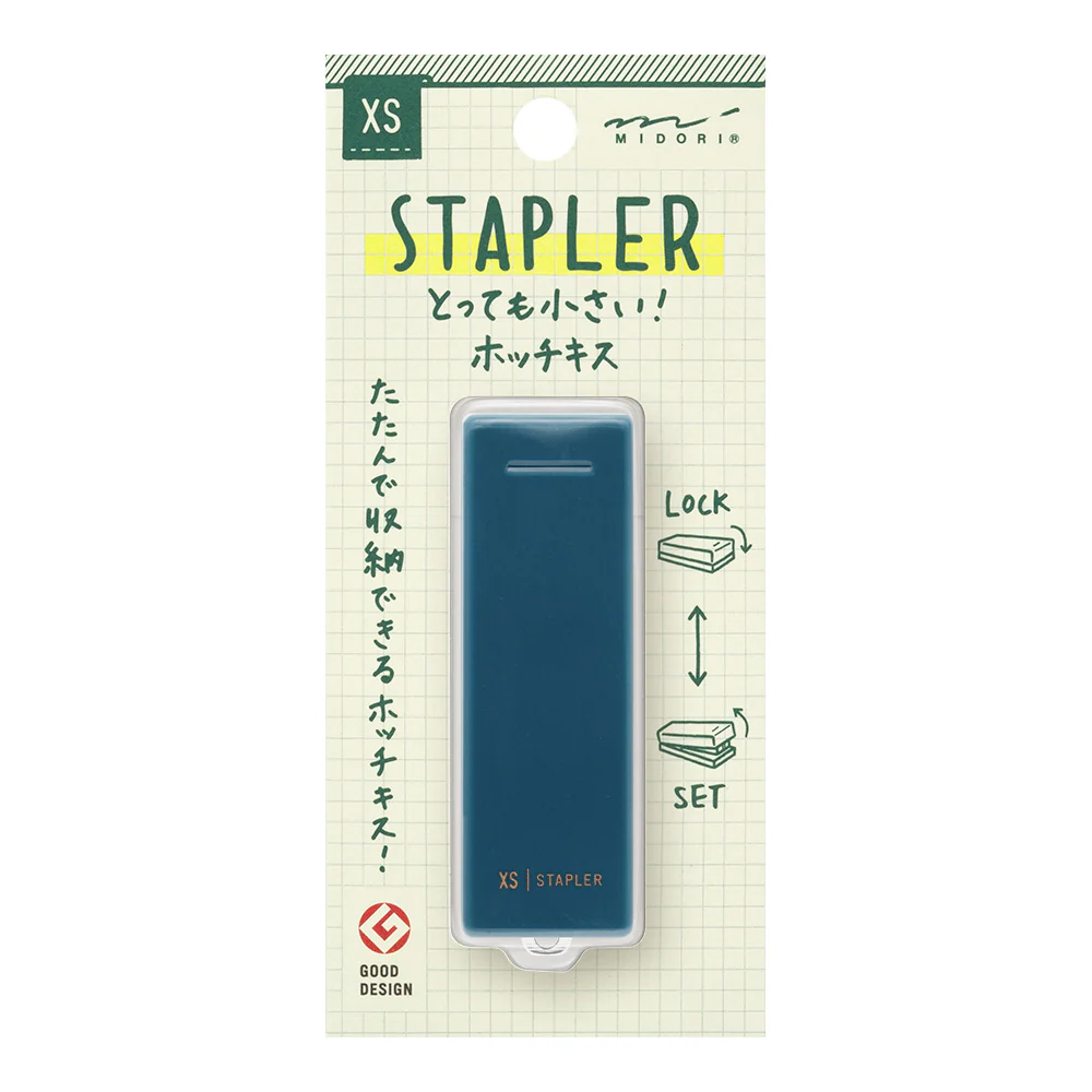 Midori - XS Compact Stapler - Red/Blue/Black/White - Image 12