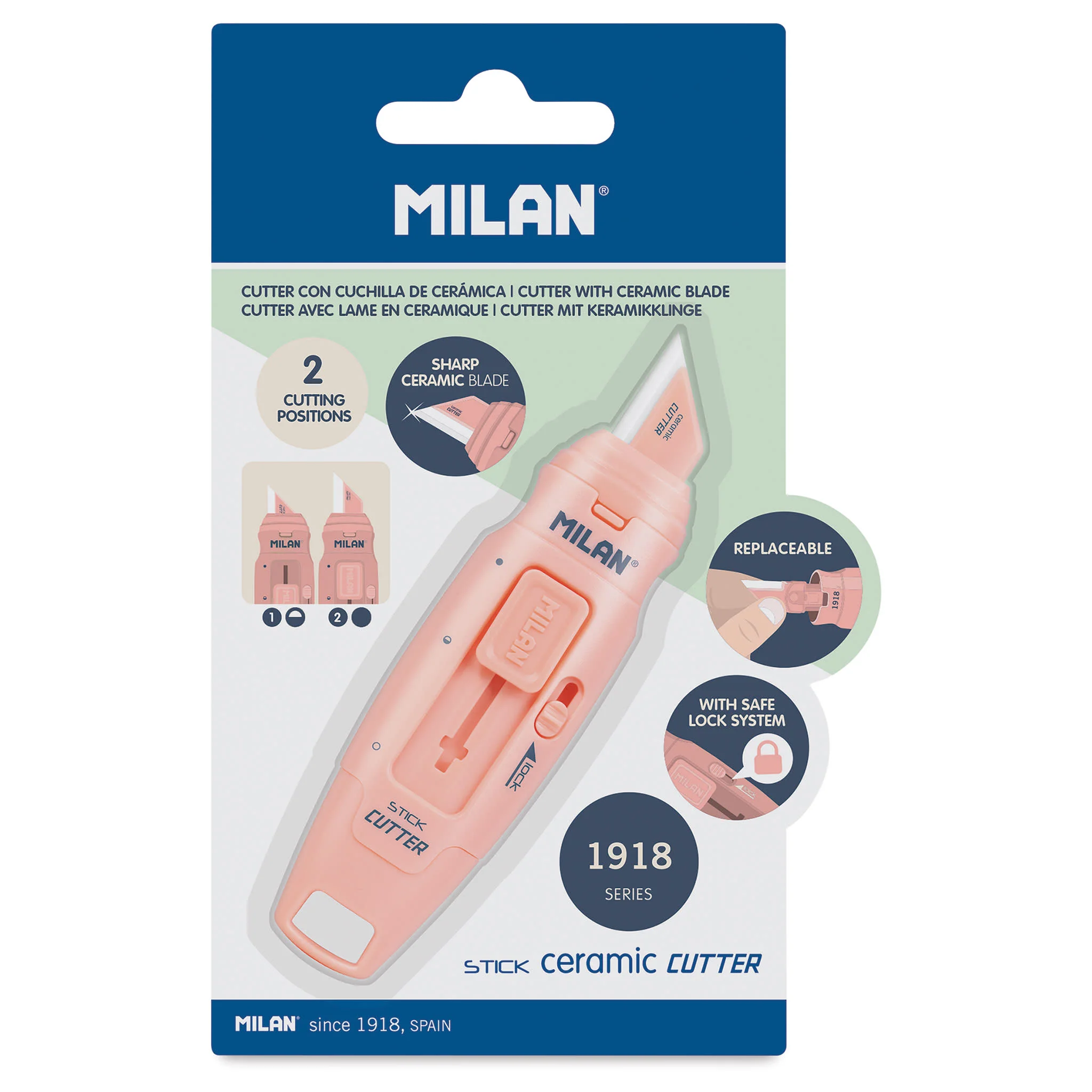 Milan - Blister Stick Cutter - 1918 Pink