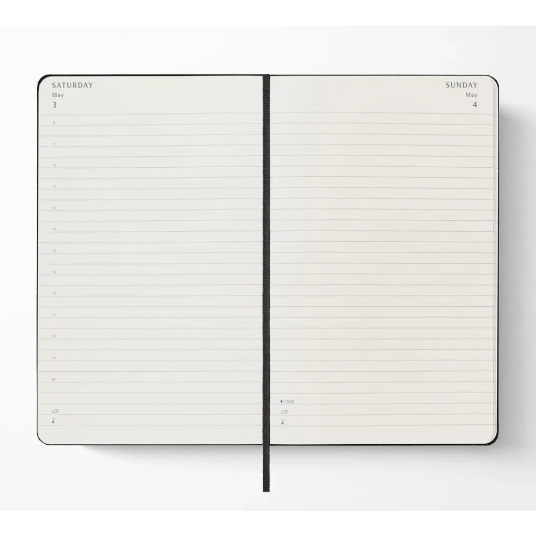 Moleskine 2026 - Daily Notebook Diary/Planner - Large (Black/Hardcover) - Image 2
