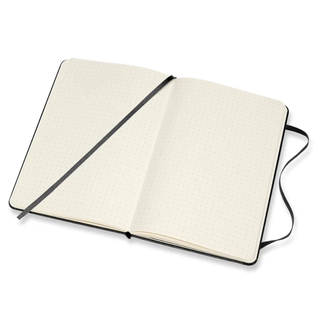 Moleskine - Classic Dotted Notebook - Large (Black/Hardcover) - Image 2