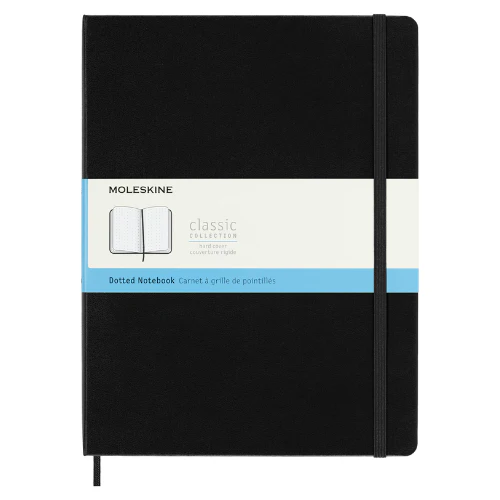 Moleskine - Classic Dotted Notebook - X-Large (Black/Hardcover)
