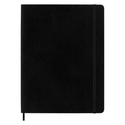 Moleskine - Classic Plain Notebook - X-Large (Black/Softcover) - Image 2