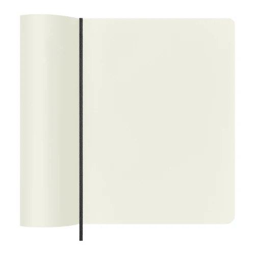 Moleskine - Classic Plain Notebook - X-Large (Black/Softcover) - Image 3