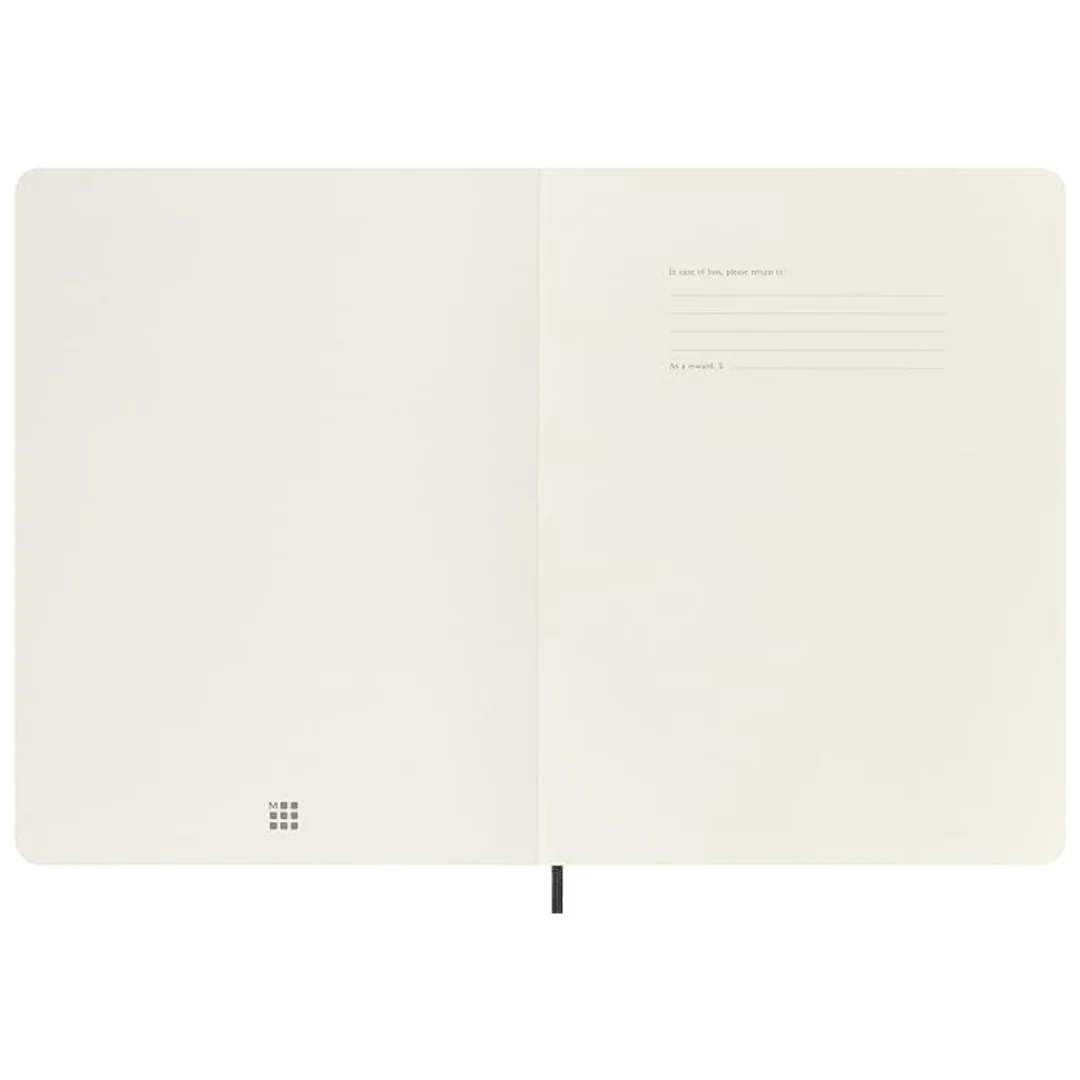 Moleskine - Classic Plain Notebook - XX-Large (Black/Softcover) - Image 3