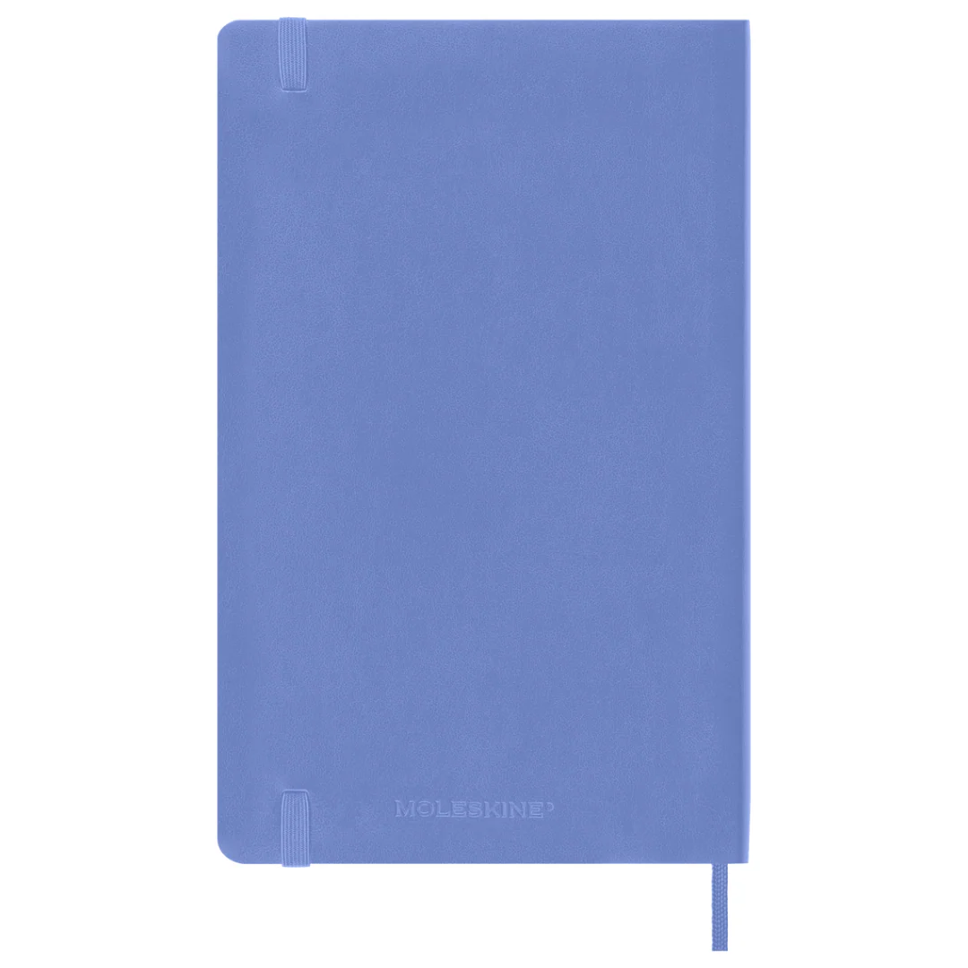 Moleskine - Classic Ruled Notebook - Large (Hydrangea Blue/Softcover) - Image 3