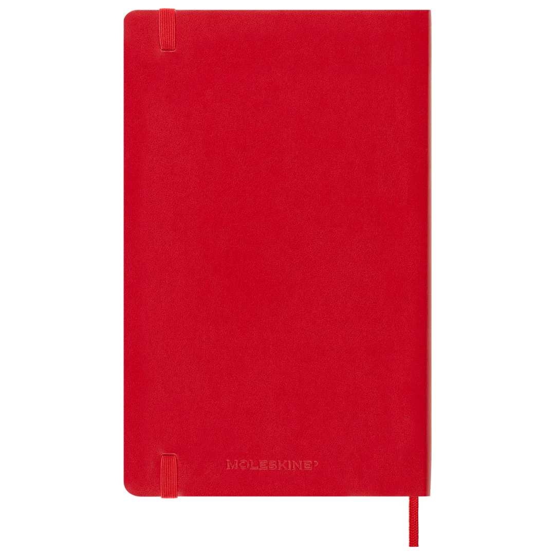 Moleskine - Classic Ruled Notebook - Large (Red/Softcover) - Image 2
