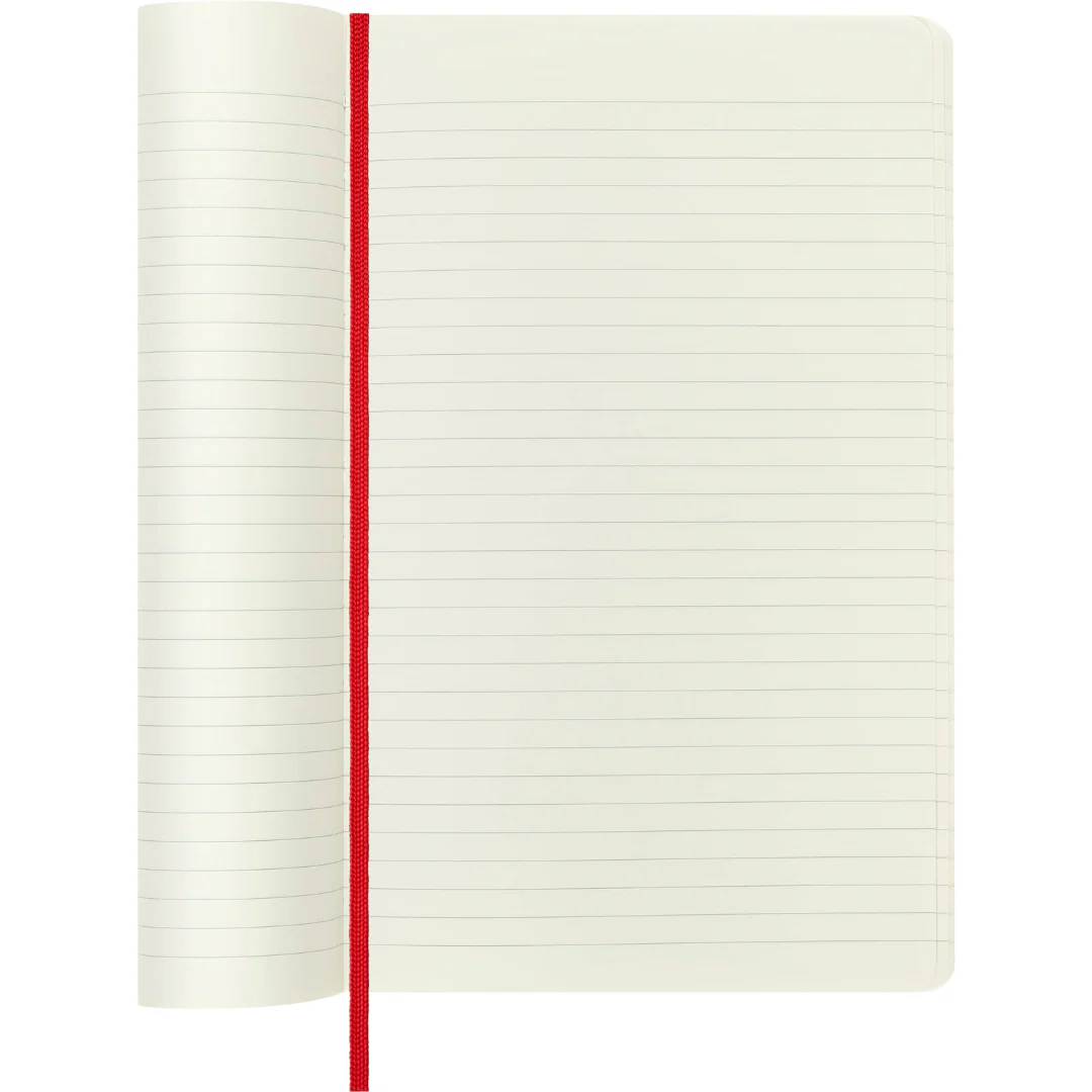 Moleskine - Classic Ruled Notebook - Large (Red/Softcover) - Image 3