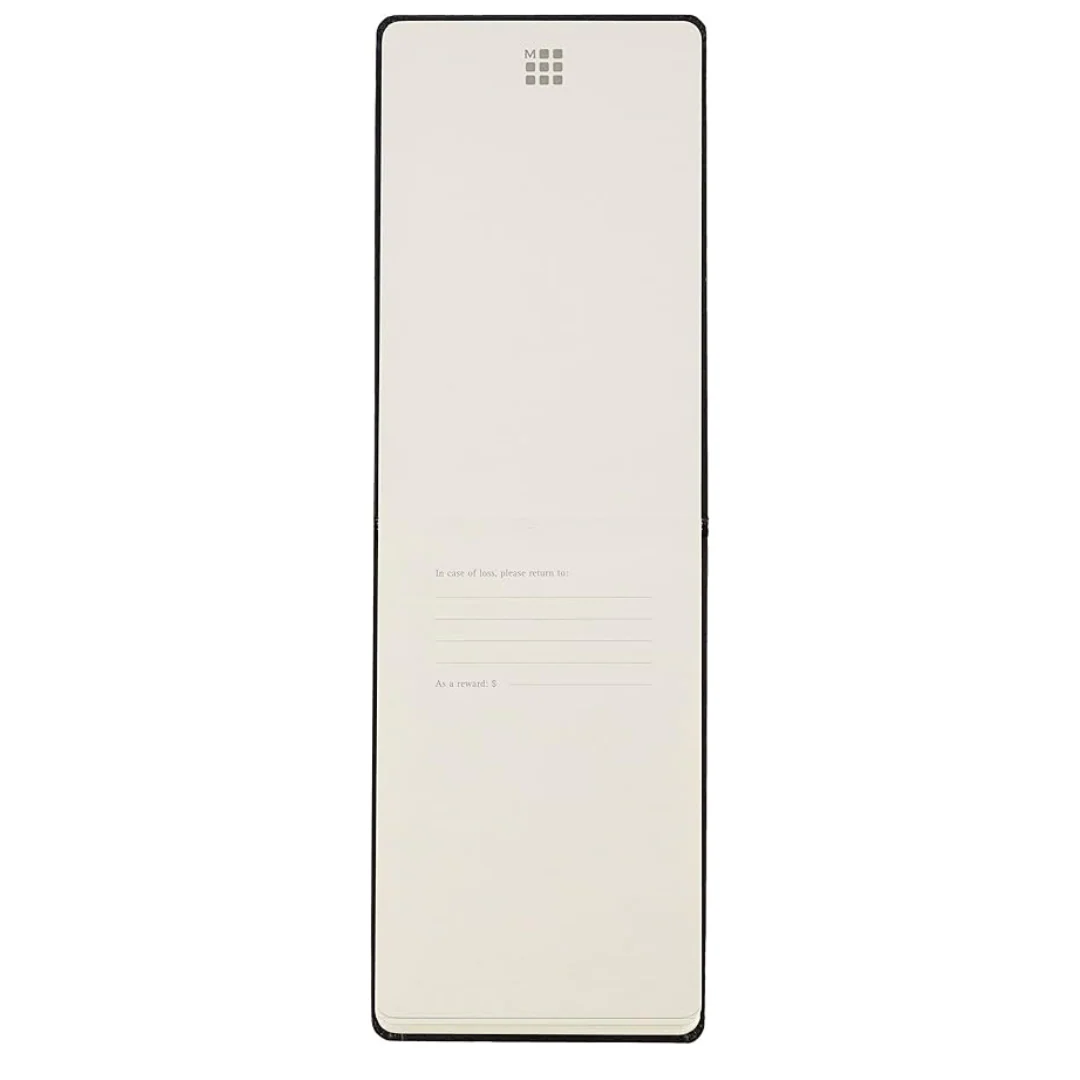 Moleskine - Classic Ruled Reporter Notebook - Pocket Size (Black/Hardcover) - Image 3
