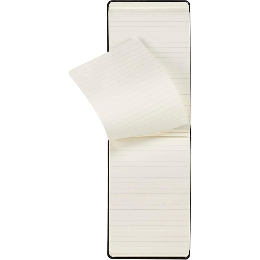 Moleskine - Classic Ruled Reporter Notebook - Pocket Size (Black/Hardcover) - Image 4