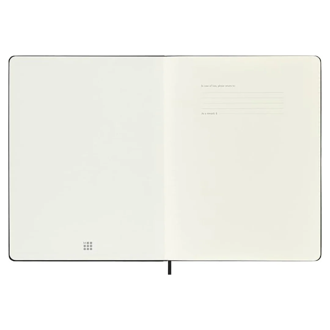Moleskine - Classic Squared Notebook - Large (Black/Hardcover) - Image 3