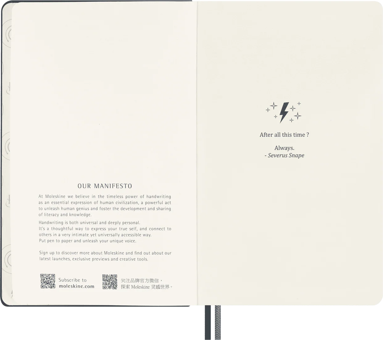 MOLESKINE - WIZARDING WORLD HARRY POTTER LIMITED EDITION NOTEBOOK - EXPECTO PATRONUM - Image 3