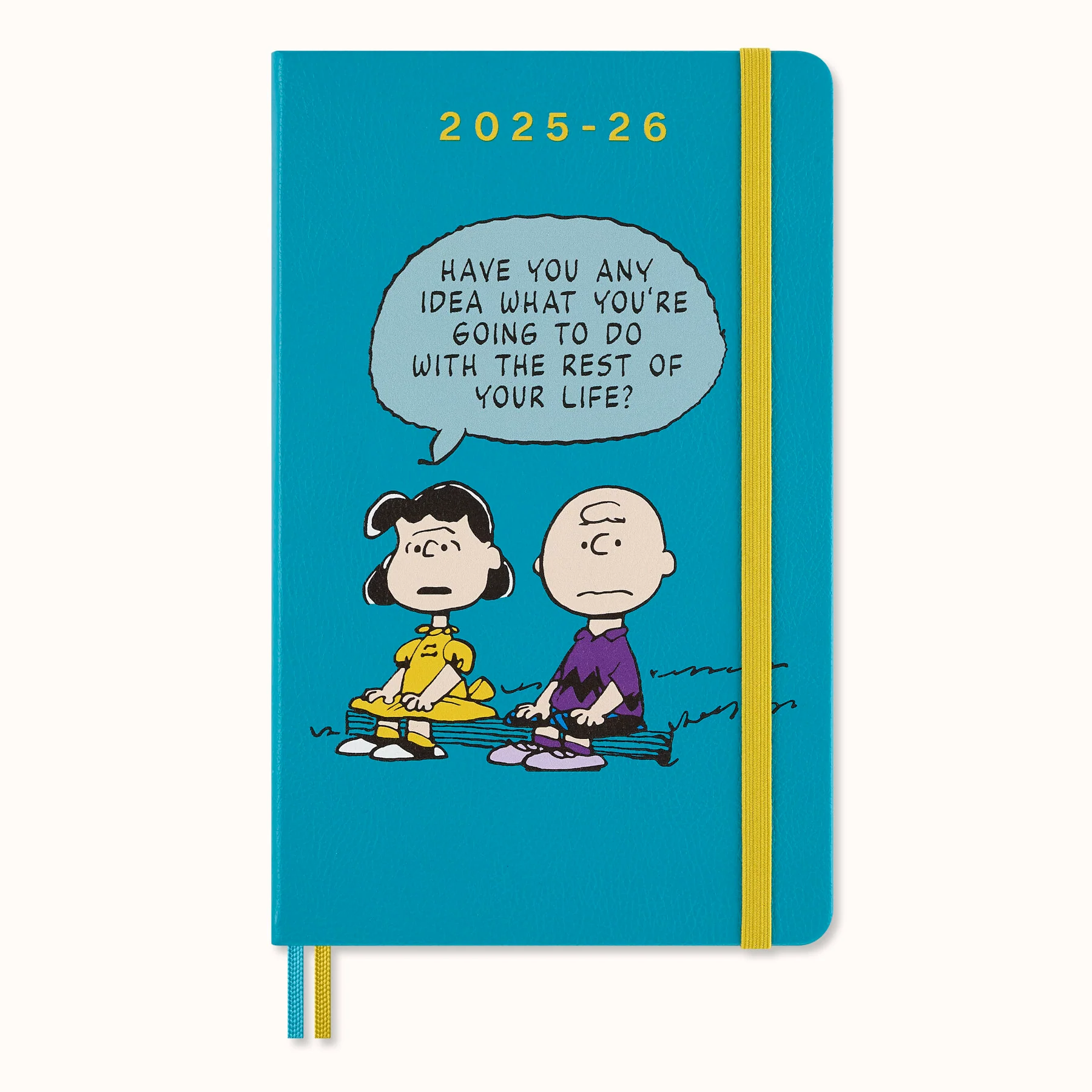 Moleskine x Peanuts - Limited Edition - 2025/2026 Weekly Notebook Diary/Planner - Large (Blue/Hardcover)