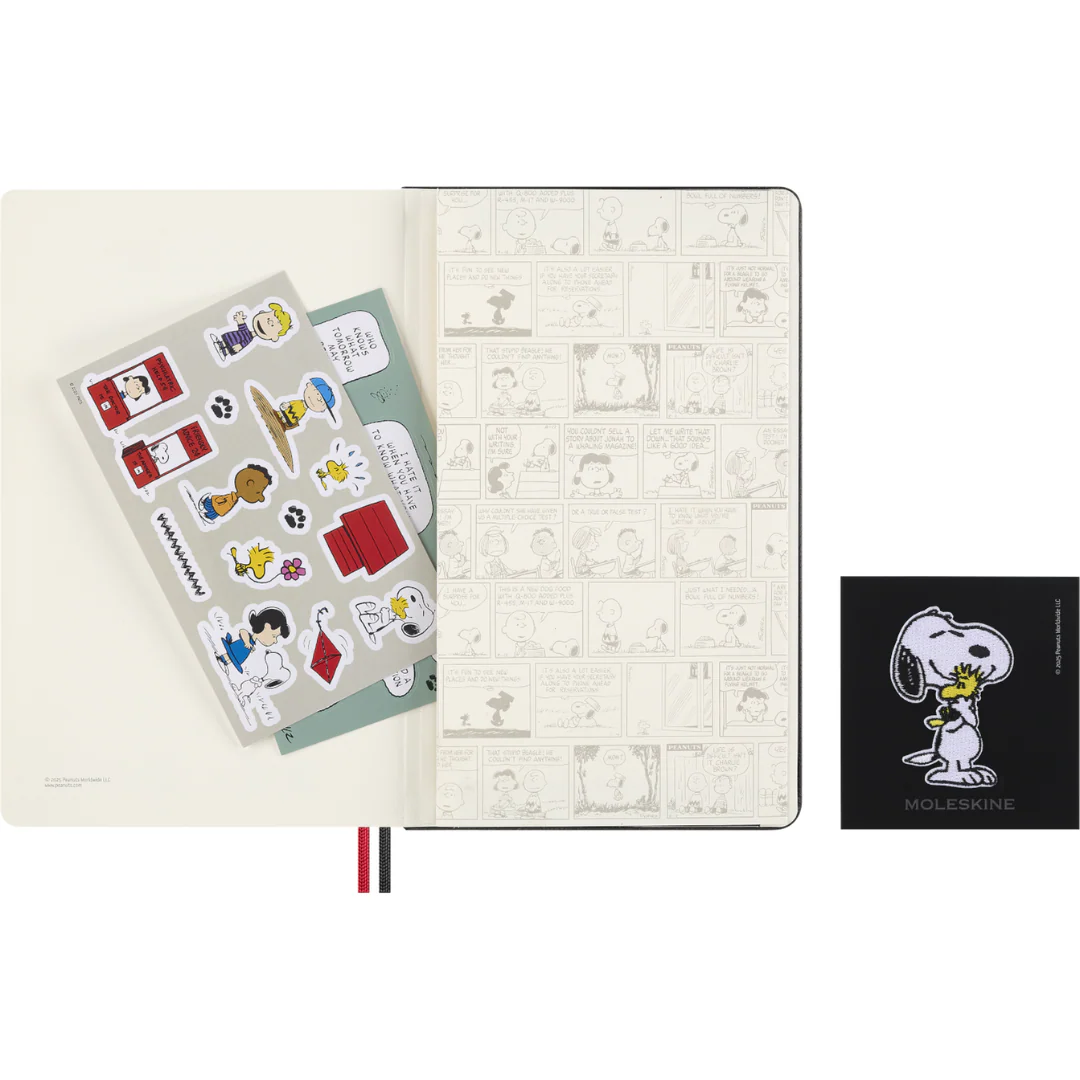 Moleskine x Peanuts - Limited Edition - Classic Ruled Notebook - Large (Black/Hardcover) - Image 5