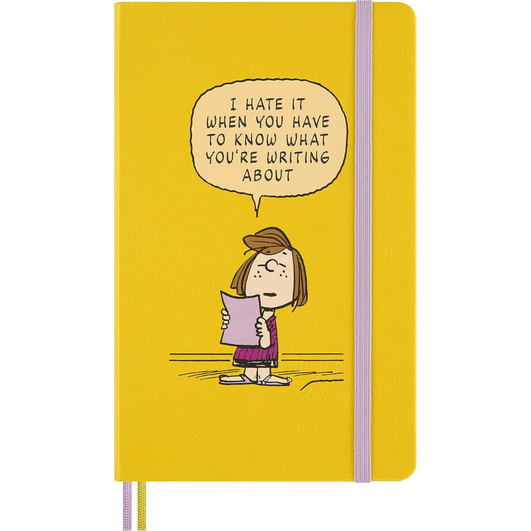 Moleskine x Peanuts - Limited Edition - Classic Ruled Notebook - Large (Yellow/Hardcover)