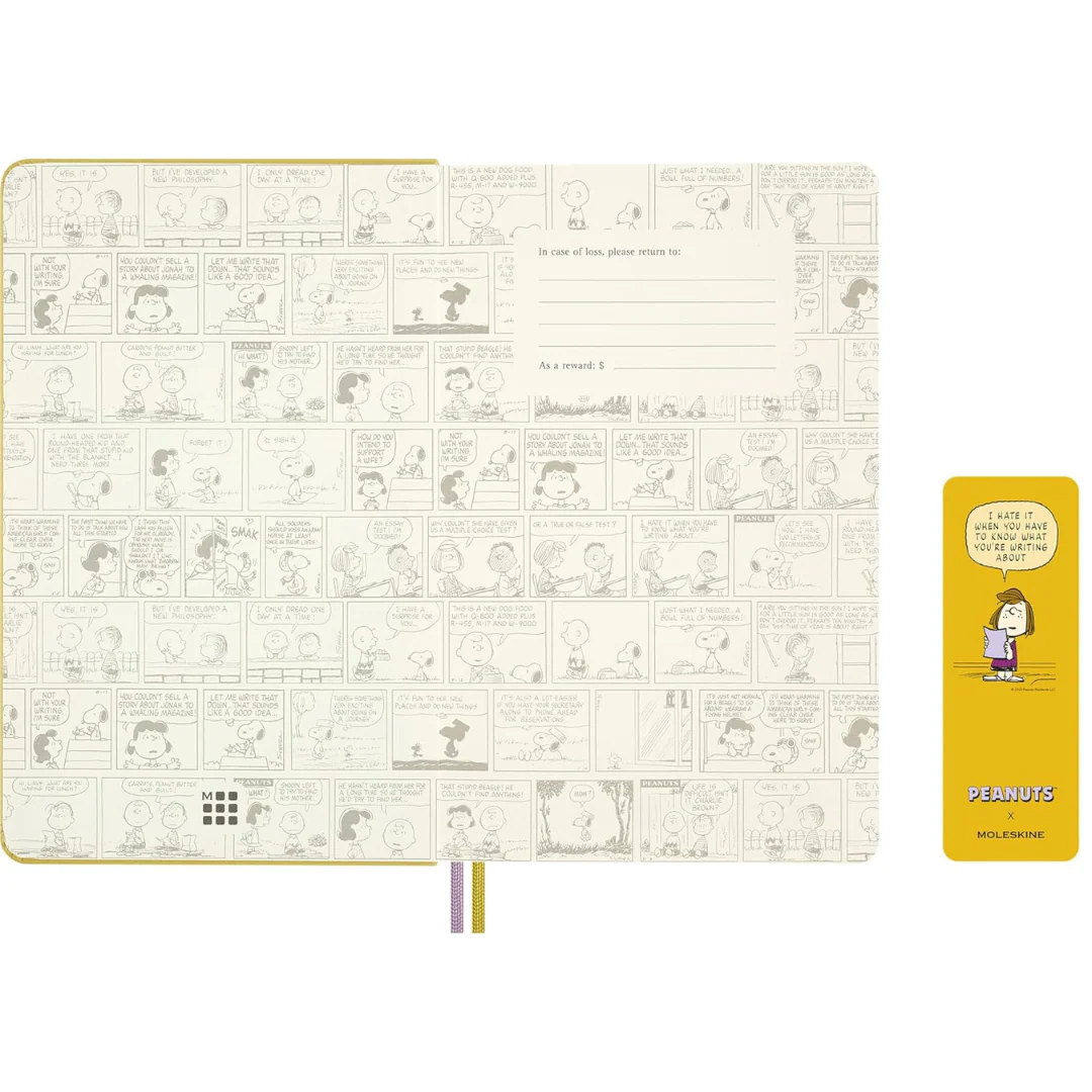Moleskine x Peanuts - Limited Edition - Classic Ruled Notebook - Large (Yellow/Hardcover) - Image 3