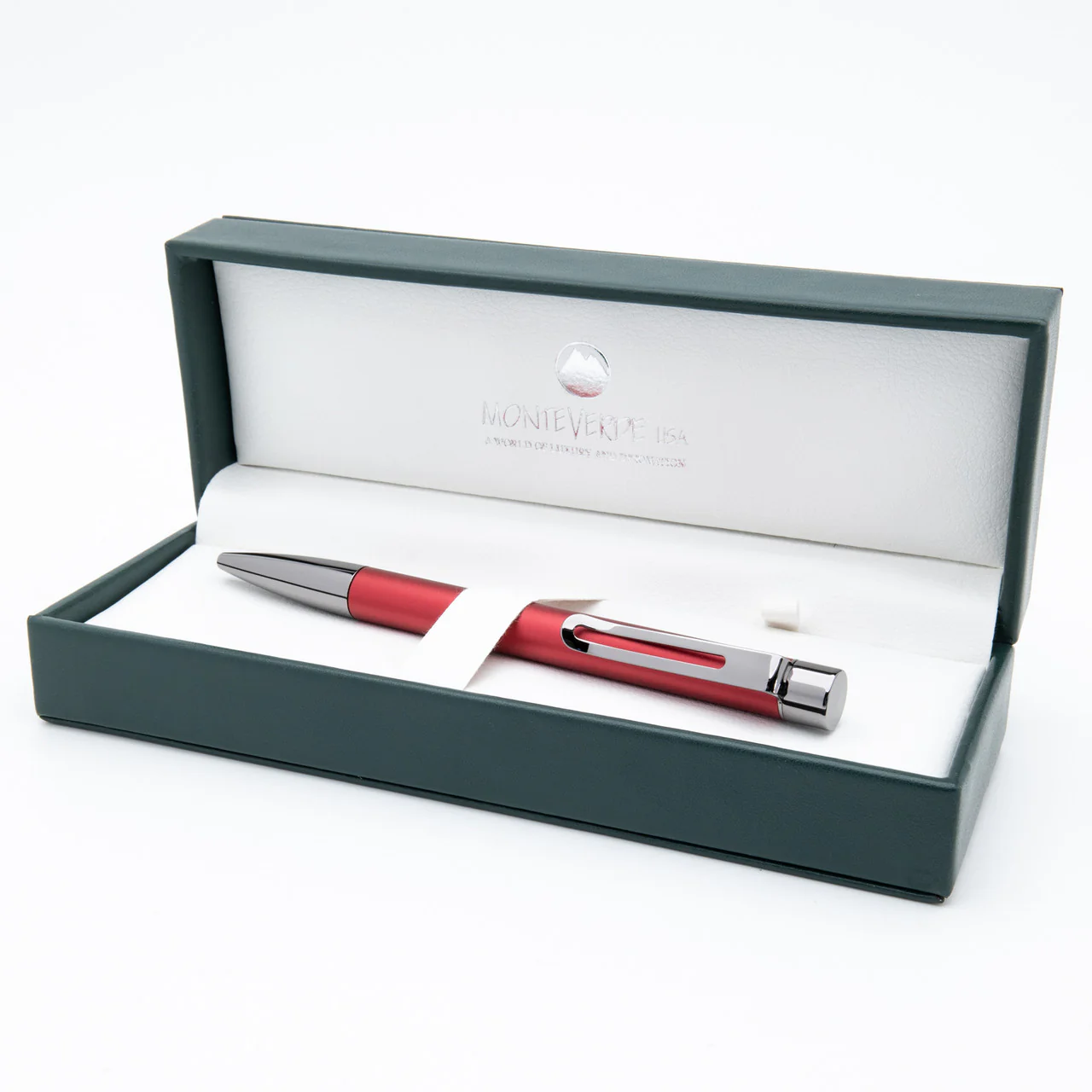 Monteverde USA: Ritma Magnetic Clip - Ballpoint Pen - Red - Image 4