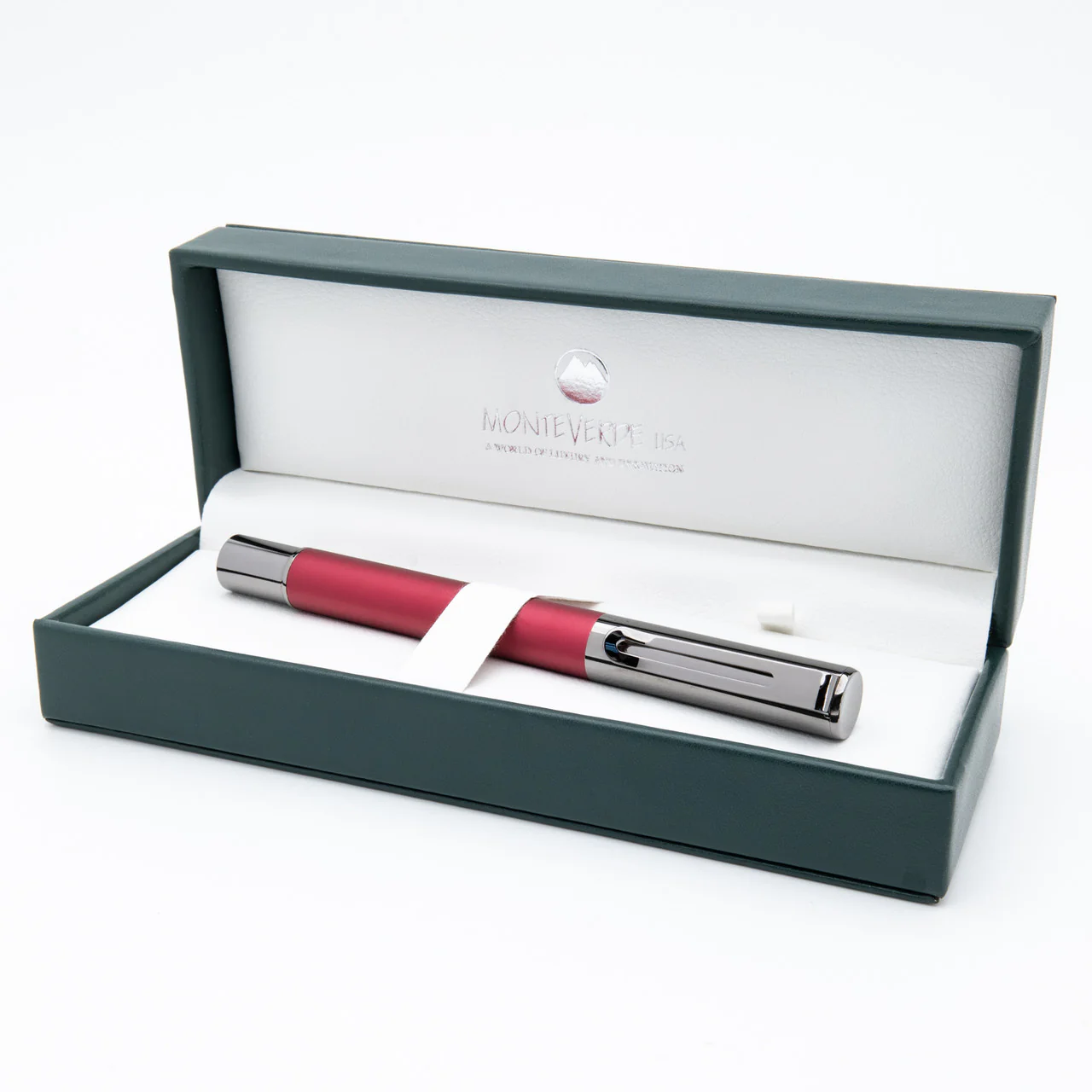 Monteverde USA: Ritma Magnetic Clip - Rollerball Pen - Red - Image 4