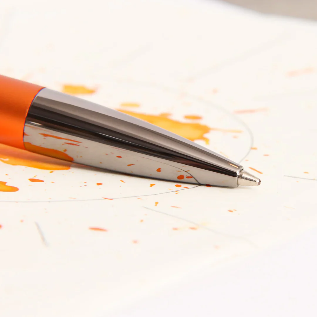 Monteverde USA: Ritma Magnetic Clip - Special Edition - Anodized Orange - Ballpoint Pen - Image 2