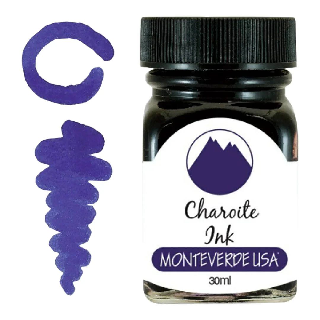 Monteverde USA - Charoite Ink - Gemstone Ink Collection - 30ml - Image 2