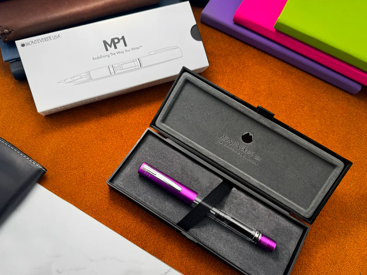 Monteverde USA - MP1 Fountain Pen - Purple Frost - Medium - Image 4