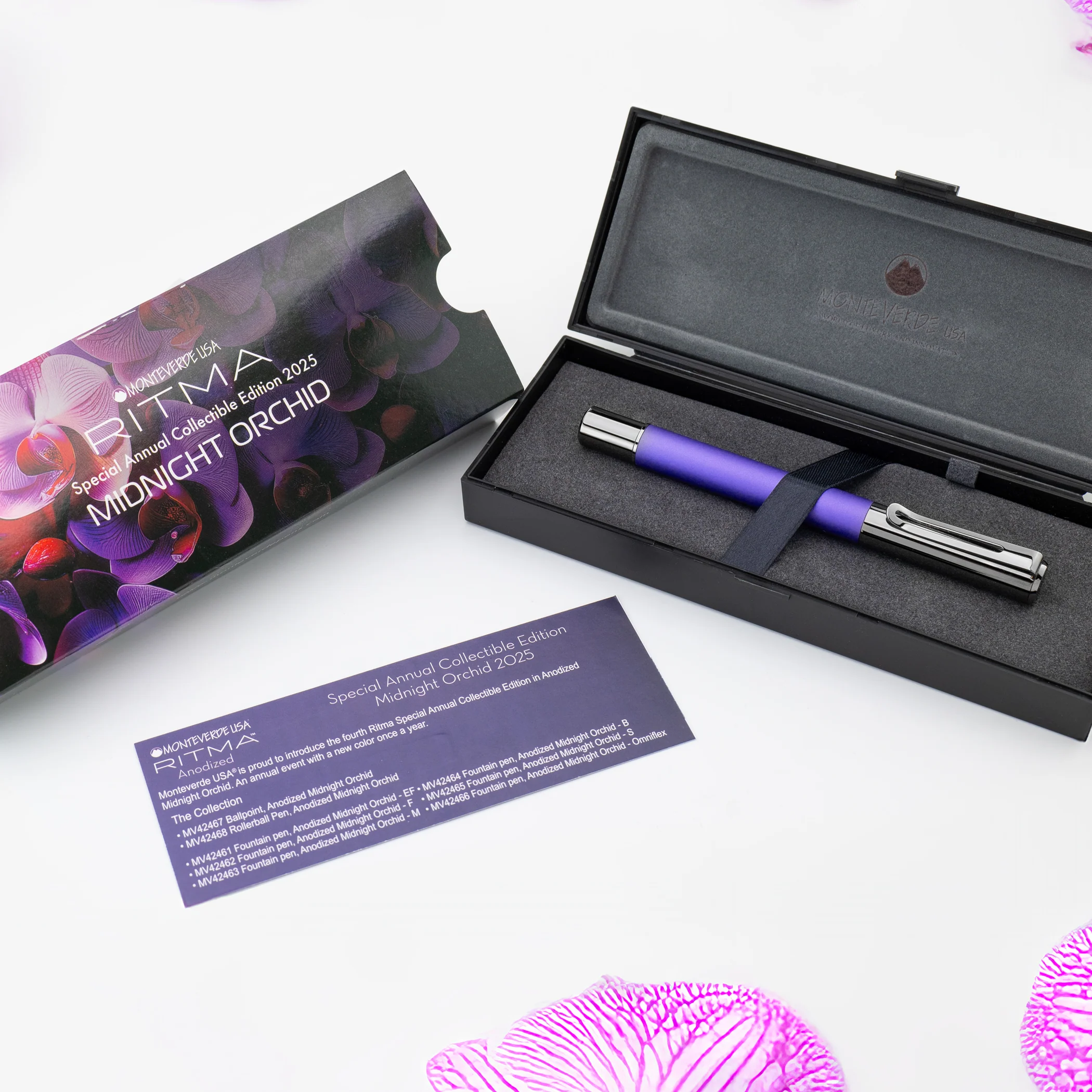 Monteverde USA - Ritma Fountain Pen 2025 Special Edition - Midnight Orchid - Image 2