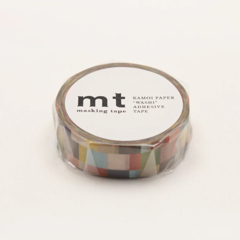 MT - Deco Washi Tape - Mosaic Greyish - Image 2