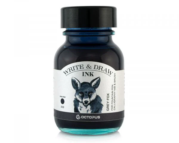 OCTOPUS FLUIDS - Write & Draw Ink 50ml | 356 Grey Fox