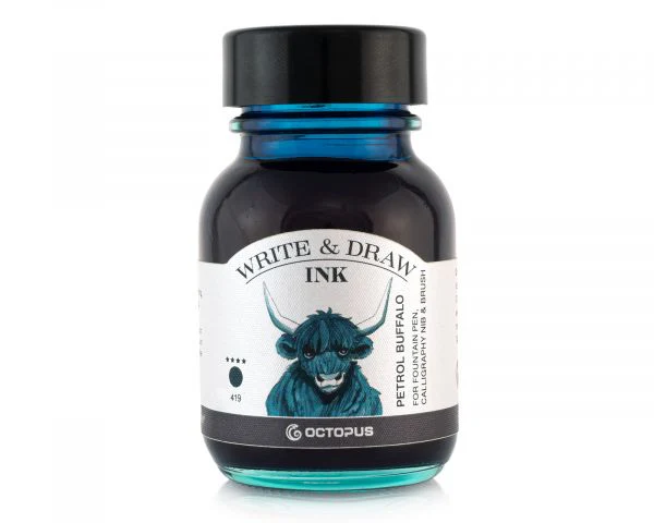 OCTOPUS FLUIDS - Write & Draw Ink 50ml | 419 Petrol Buffalo