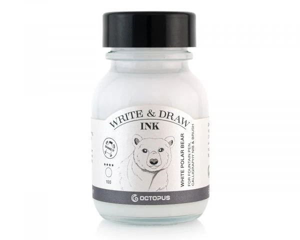 OCTOPUS FLUIDS - Write & Draw Ink 50ml | 441 White Polar Bear