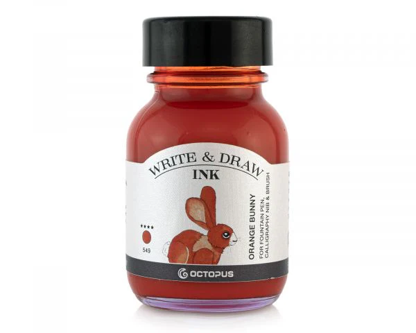 OCTOPUS FLUIDS - Write & Draw Ink 50ml | 549 Orange Bunny