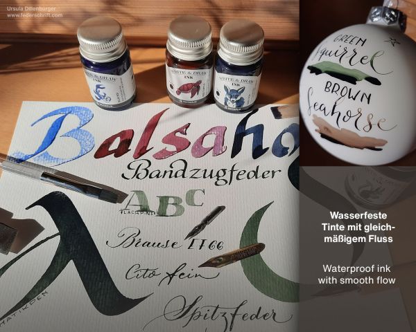 OCTOPUS FLUIDS - Write & Draw Ink 50ml | 553 Green Squirrel - Image 3