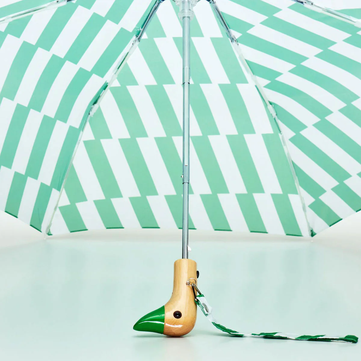 Original Duckhead - Compact Umbrella - Kelly Bars - Image 3