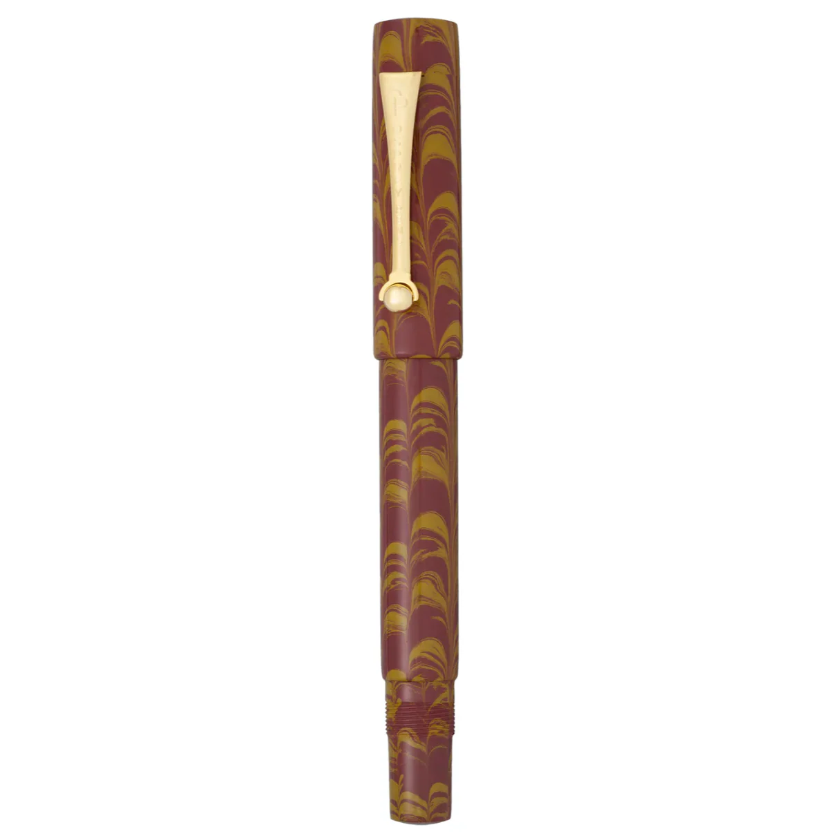 Osprey Pens - Milano Fountain Pen Body - Tan Red Ripple (Nib not included)