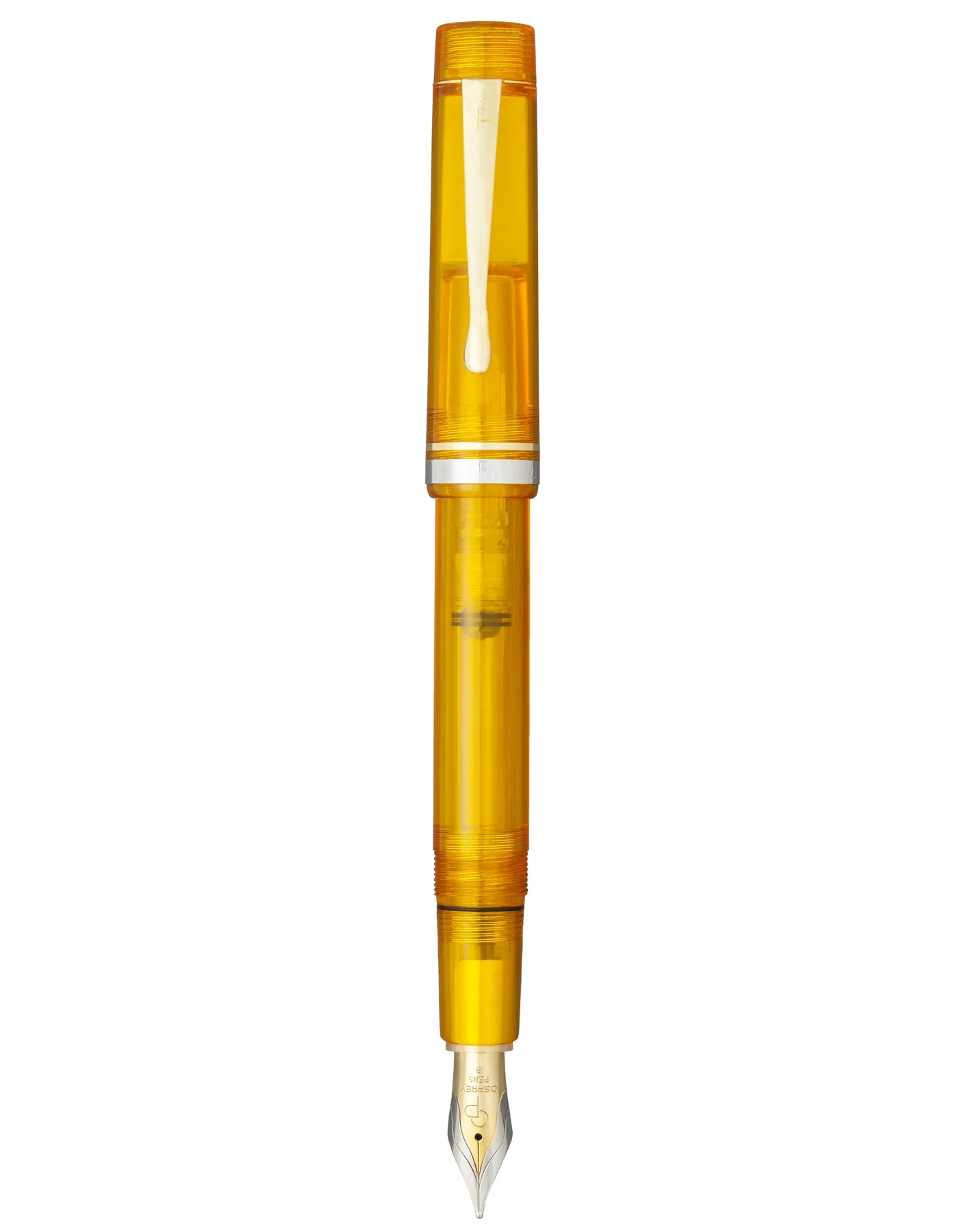 Osprey Pens - Madison Fountain Pen Body - Amber (Nib Not Included) - Image 3