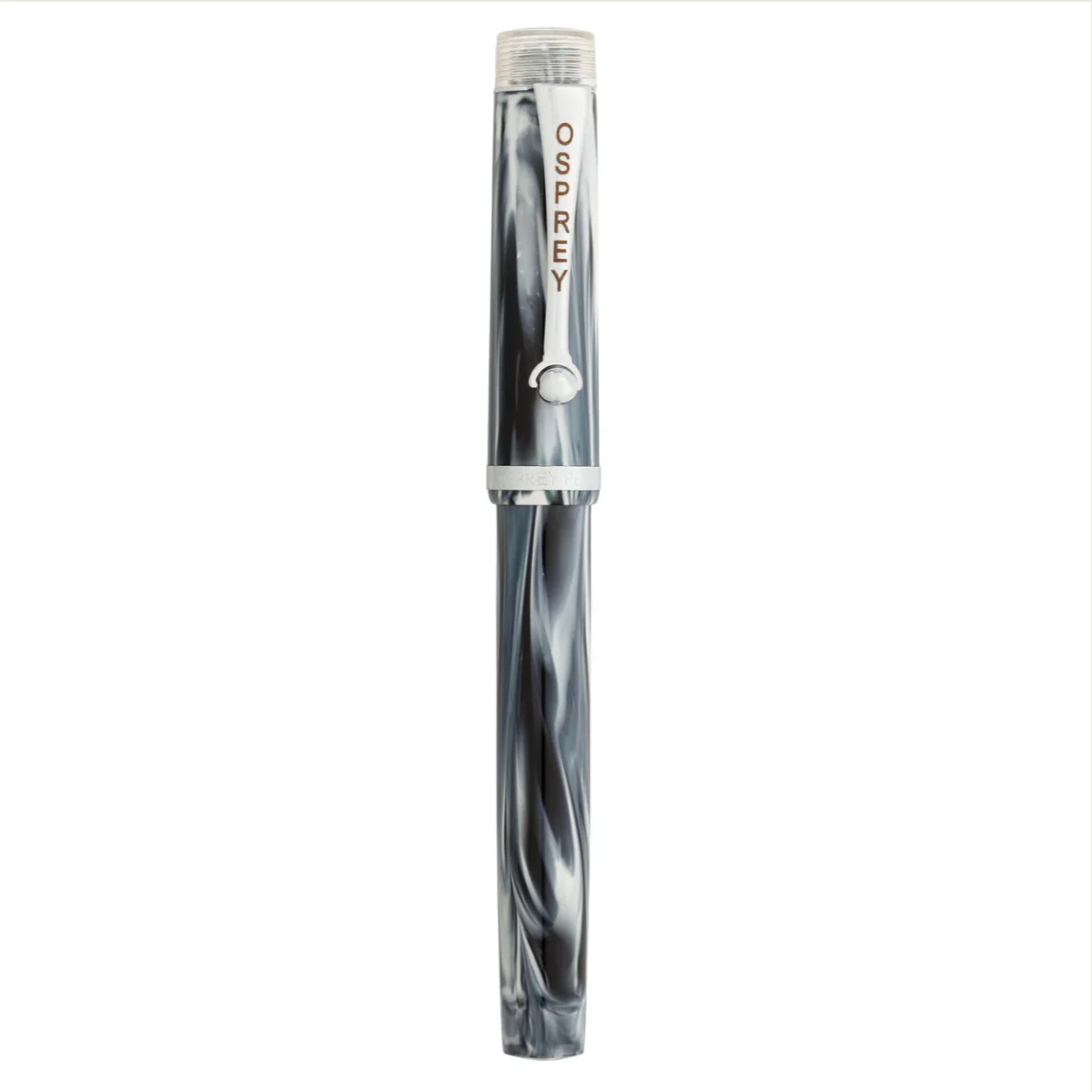 Osprey Pens - Madison Fountain Pen Body - Clear End Cap - Nimbus (Nib not Included)