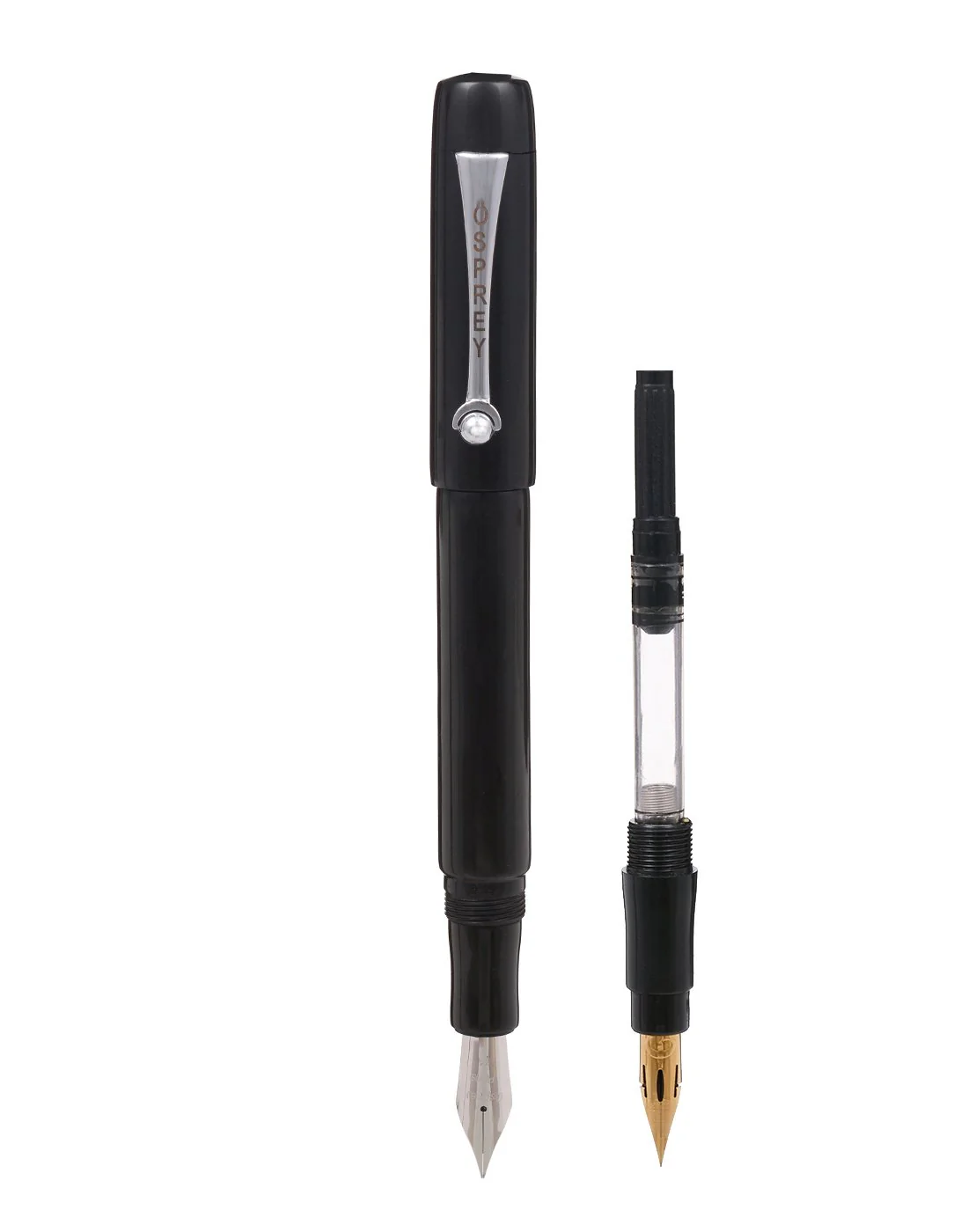 Osprey Pens - Milano Fountain Pen Body - Black Ebonite (Nib not Included) - Image 5