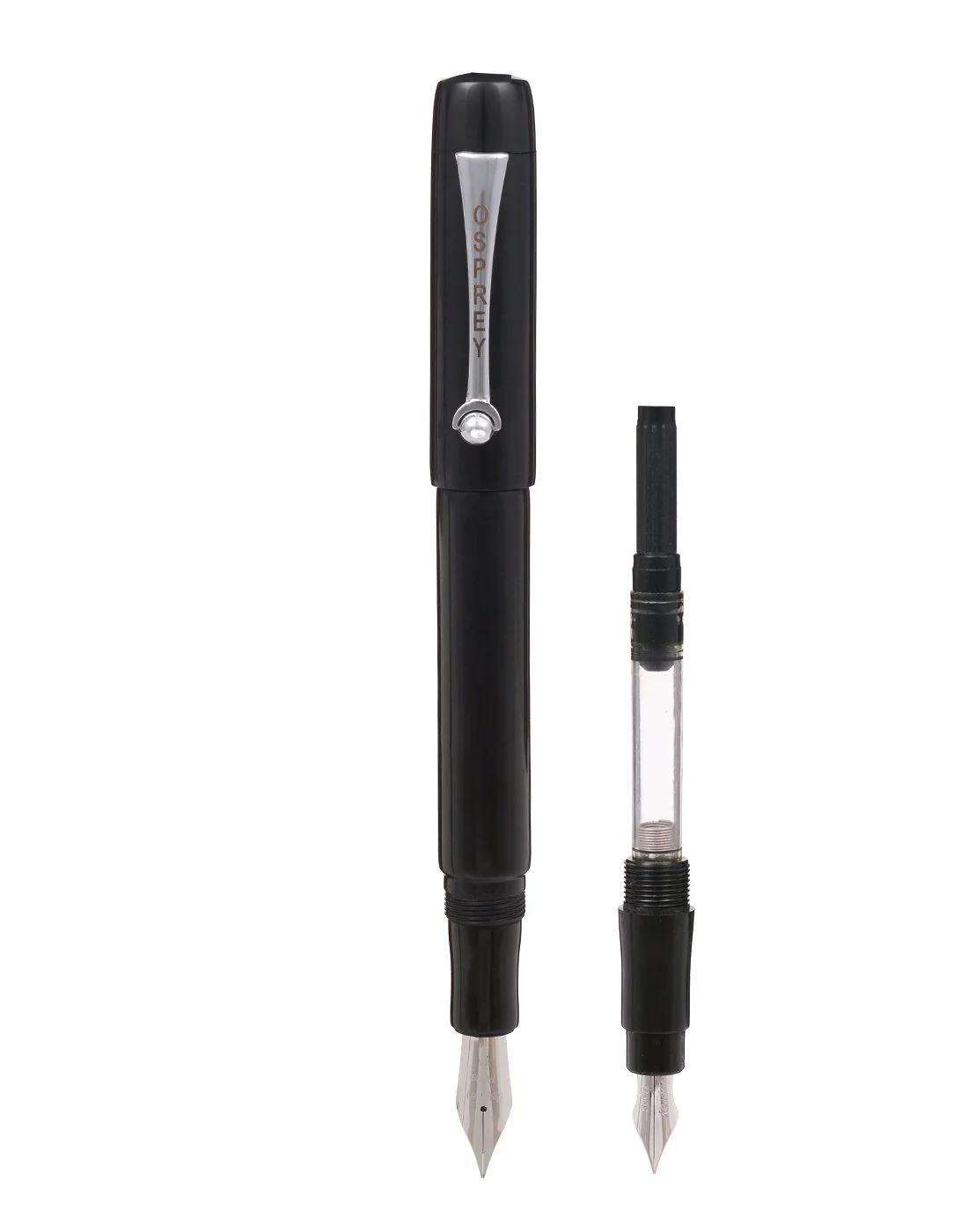 Osprey Pens - Milano Fountain Pen Body - Black Ebonite (Nib not Included) - Image 9
