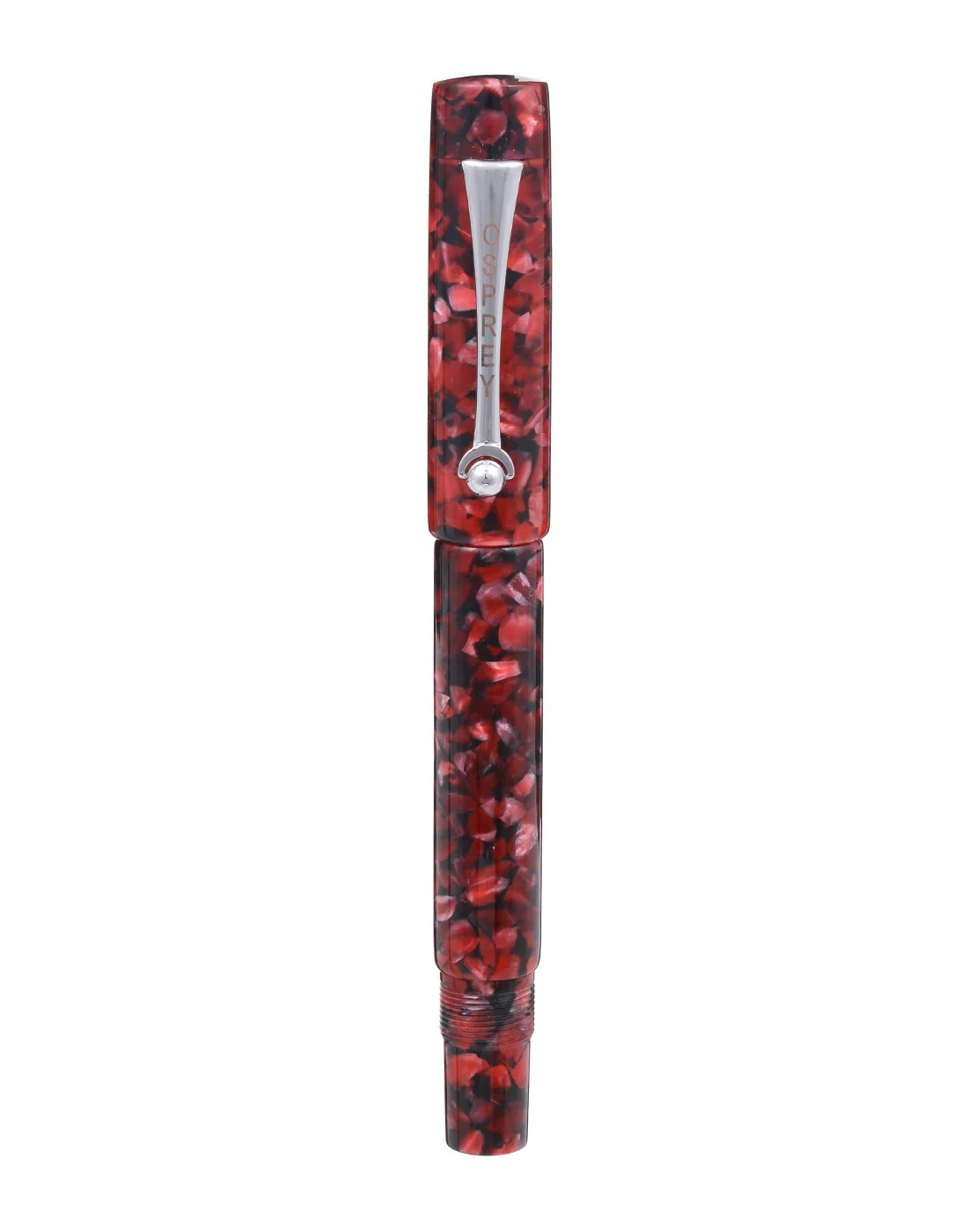 Osprey Pens - Milano Fountain Pen Body - Red Jasper (Nib Not Included) - Image 4