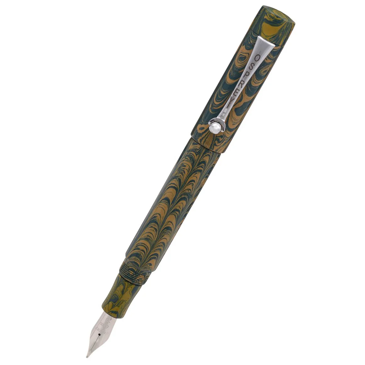 Osprey Pens - Milano Fountain Pen Body - Semper Fi Ebonite (Nib Not Included)