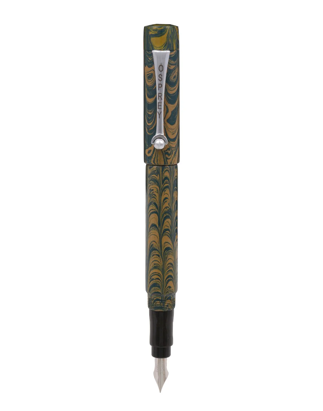 Osprey Pens - Milano Fountain Pen Body - Semper Fi Ebonite (Nib Not Included) - Image 3