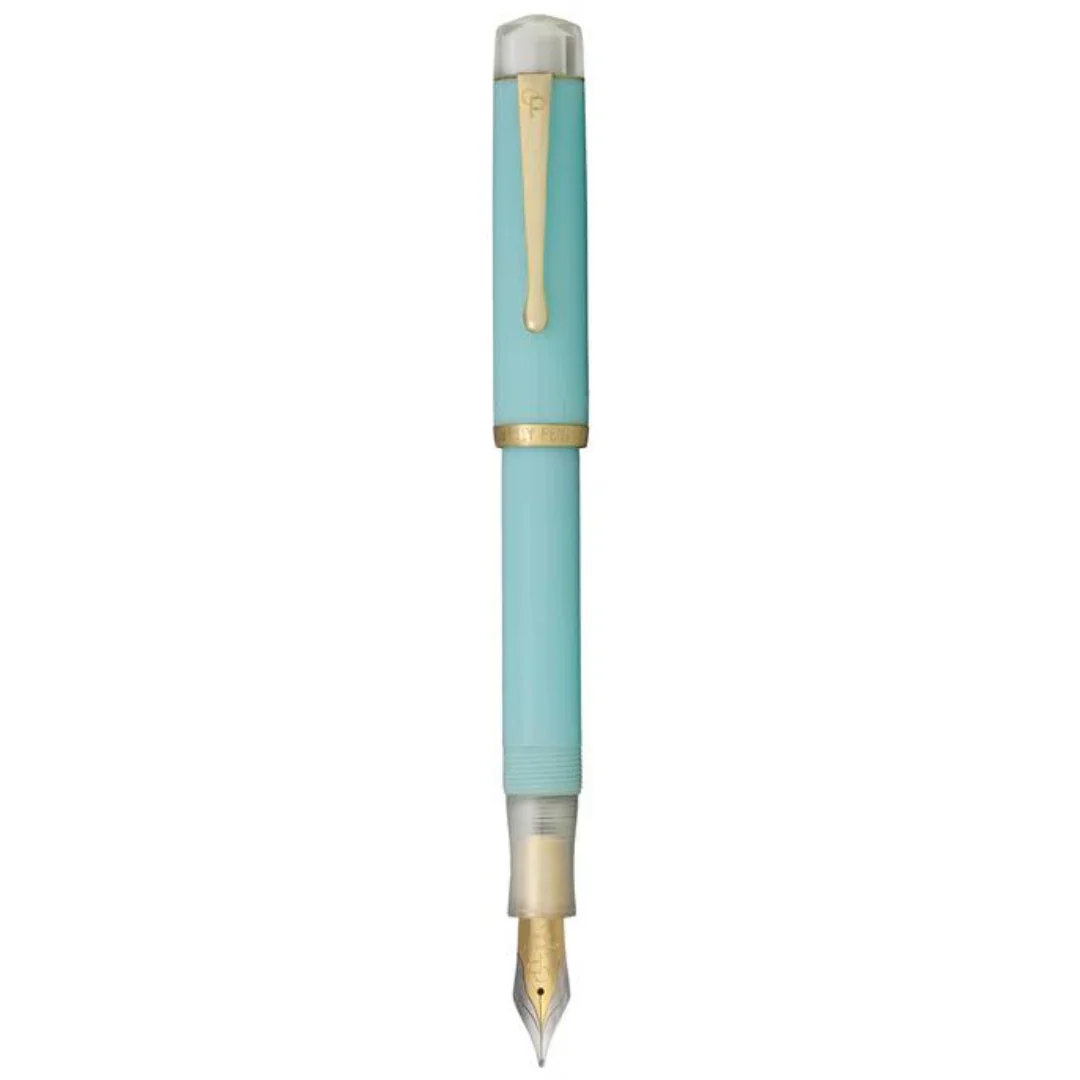 Osprey Pens - Scholar Fountain Pen Body - Clear End Cap - Aquamarine Blue (Nib Not Included) - Image 2