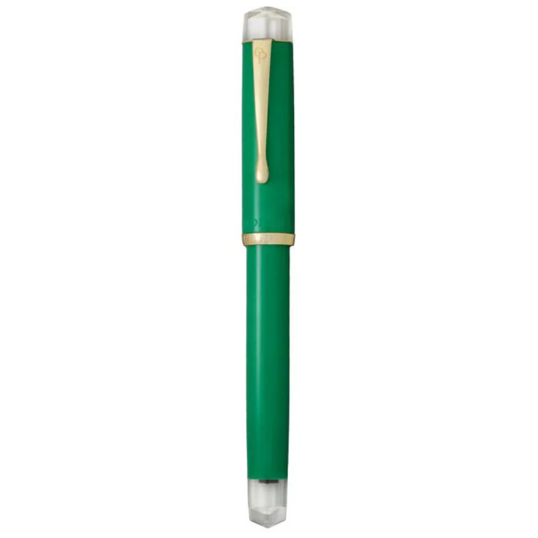 Osprey Pens - Scholar Fountain Pen - Clear End Cap - Rainforest Green (Nib Not Included)
