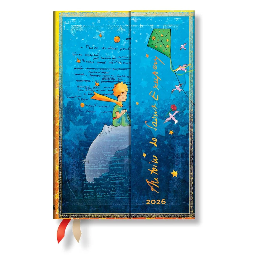 Paperblanks - 2026 12-month Day at a Time - Mini Planner - Saint-Exupéry, The Little Prince